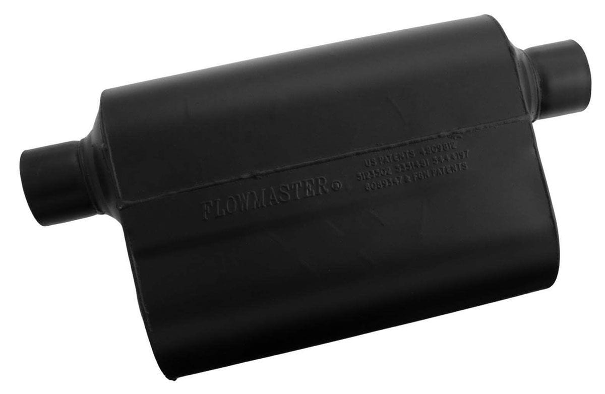 FLOWMASTER 2.5" Offset Inlet / Offset Outlet - Same Side Flowmaster Super 40 Series Delta Flow Muffler FLO952549 SR