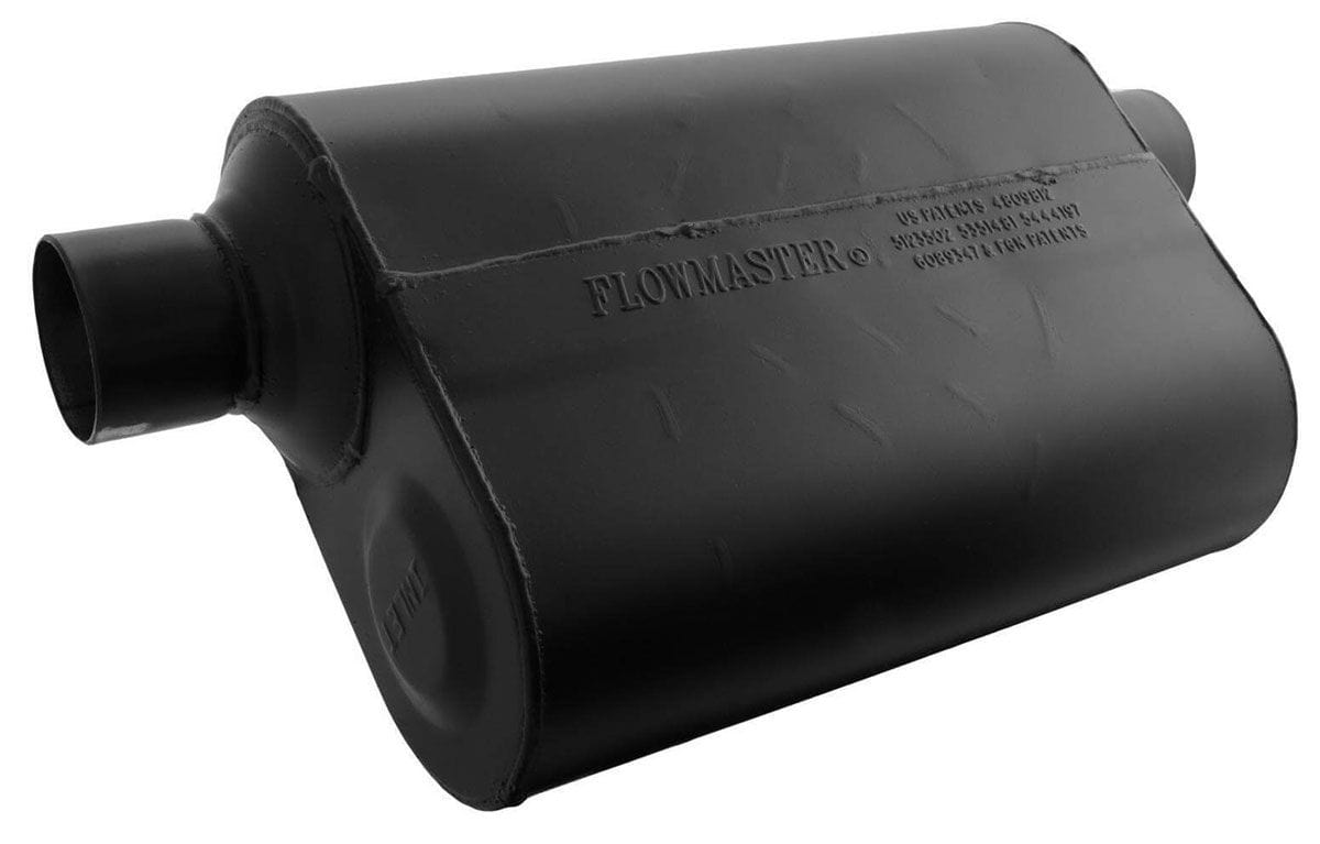 FLOWMASTER 2.5" Offset Inlet / Offset Outlet - Same Side Flowmaster Super 40 Series Delta Flow Muffler FLO952549 SR
