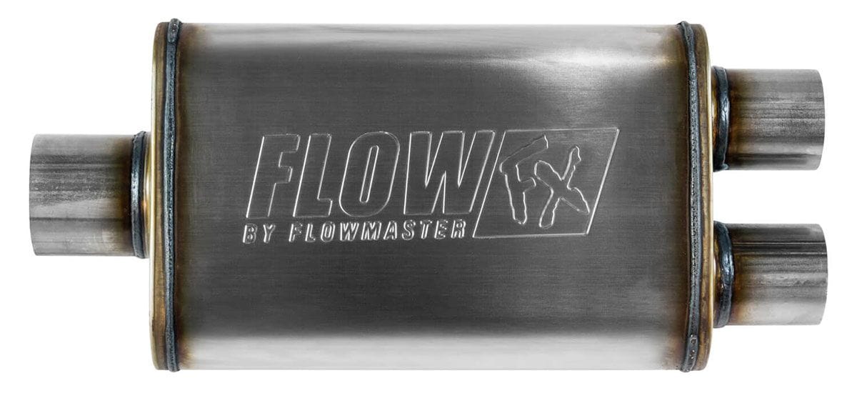 FLOWMASTER 3" Center Inlet / 2.5" Dual Outlet Flowmaster FlowFX Muffler FLO72198 SR