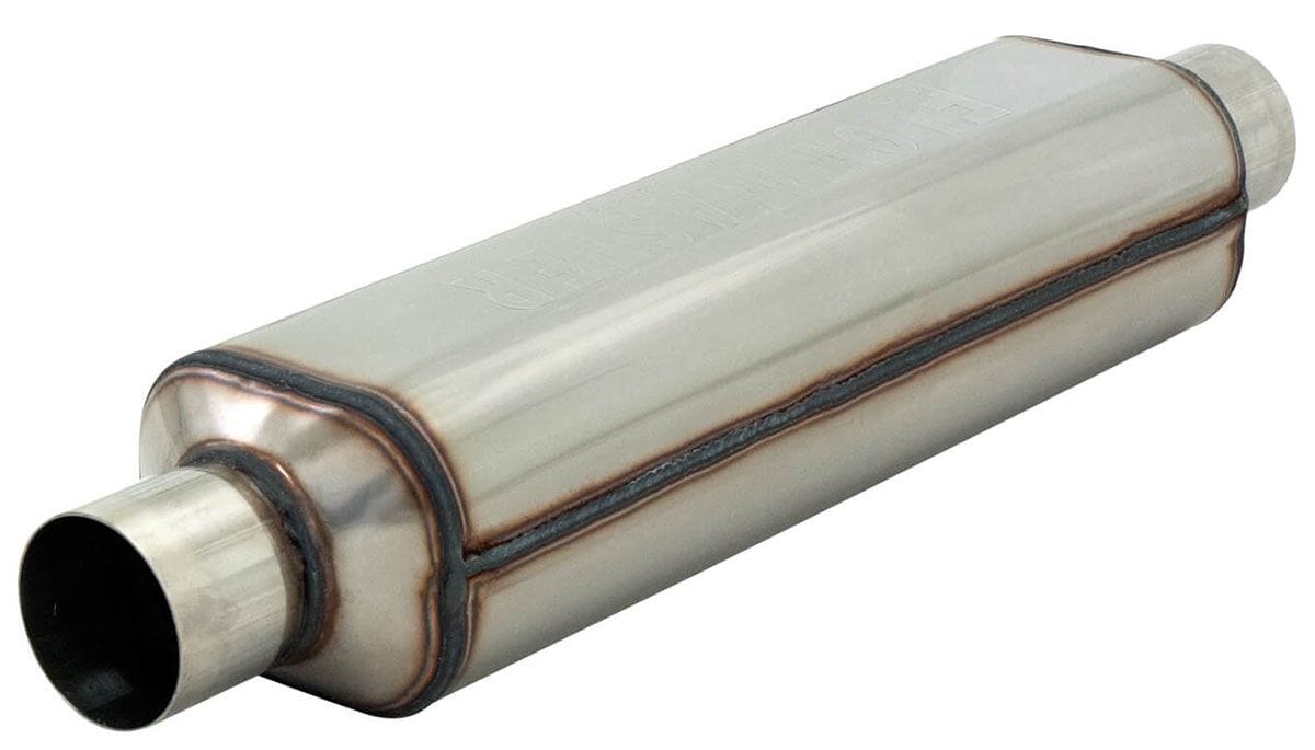 FLOWMASTER Oval, 2-1/2" Inlet/Outlet Flowmaster Hushpower Super HP-2 Muffler FLO12518304 SR