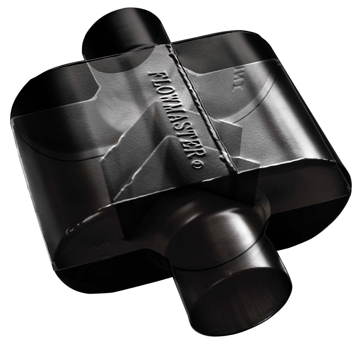 FLOWMASTER Oval, 2-1/2" Inlet / Outlet Flowmaster Super 10 Series Muffler FLO842515 SR