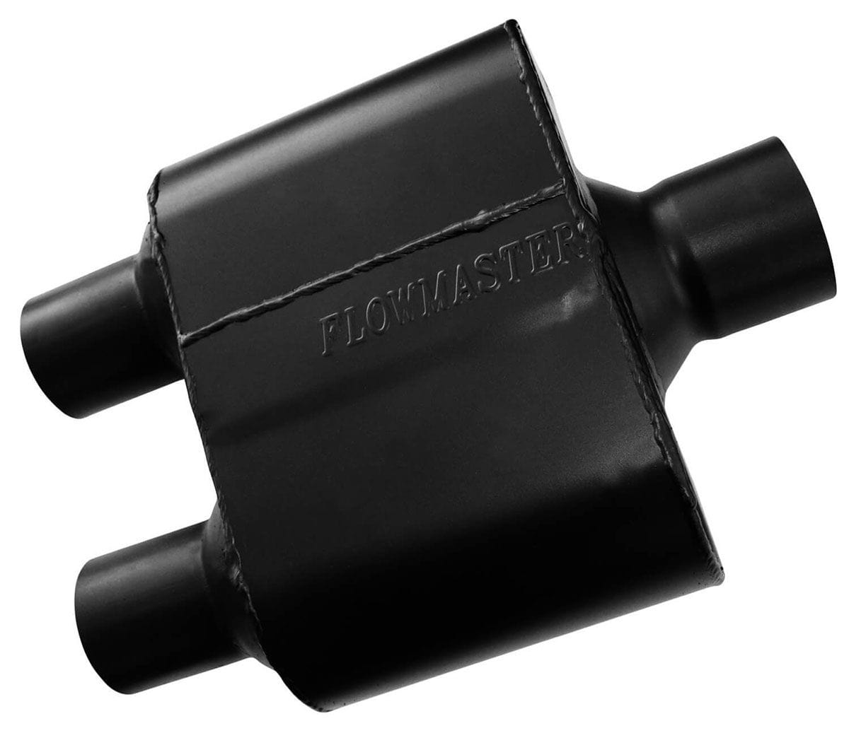 FLOWMASTER Oval, 3" Center Inlet / 2.5" Dual Offset Outlet Flowmaster Super 10 Series Muffler FLO8430152 SR