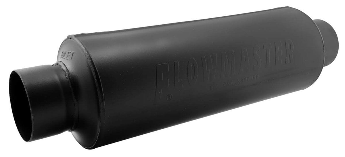 FLOWMASTER Round, 4" Inlet/Oulet Flowmaster Hushpower Pro-Series Standard Performance Muffler FLO14020100 SR