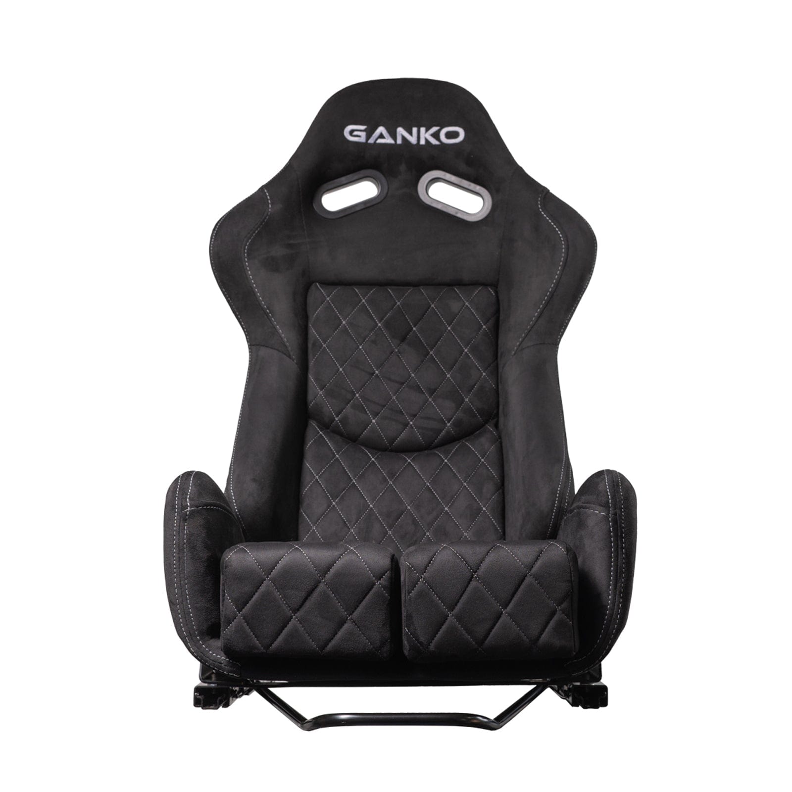 GANKO JP Seats Silver Diamond Stitching GANKO JP - RECLINABLE SEAT - BLACK SR