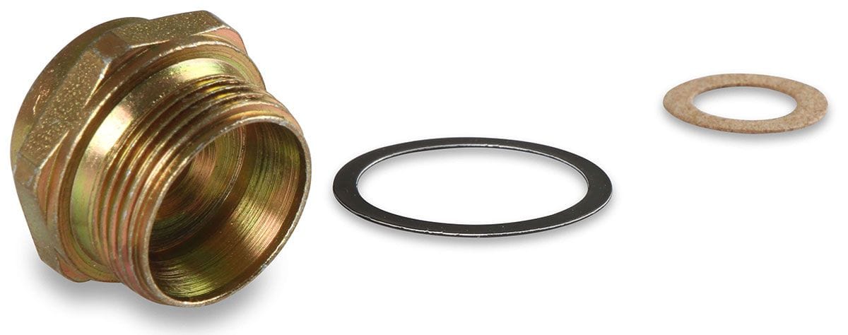 HOLLEY 3/8":; Thread 7/8-20 (A) x 5/8-18 (B)(Fits Center Hung Float Bowls Holley Holley Inverted Flare Fitting Adaptor Nut HO26-26 SR