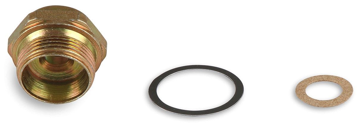 HOLLEY 3/8":; Thread 7/8-20 (A) x 5/8-18 (B)(Fits Center Hung Float Bowls Holley Holley Inverted Flare Fitting Adaptor Nut HO26-26 SR