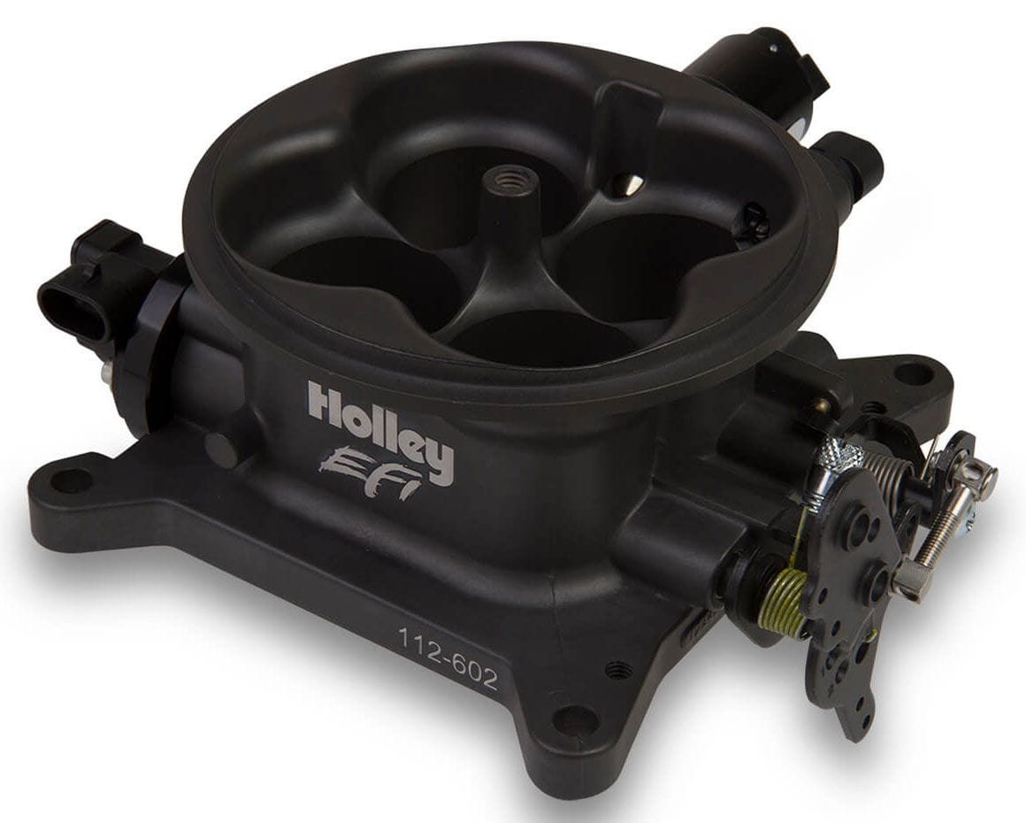 HOLLEY 4150 Flange, Hard Core Grey Holley Universal 1000 cfm Race Series Throttle Body HO112-602 SR