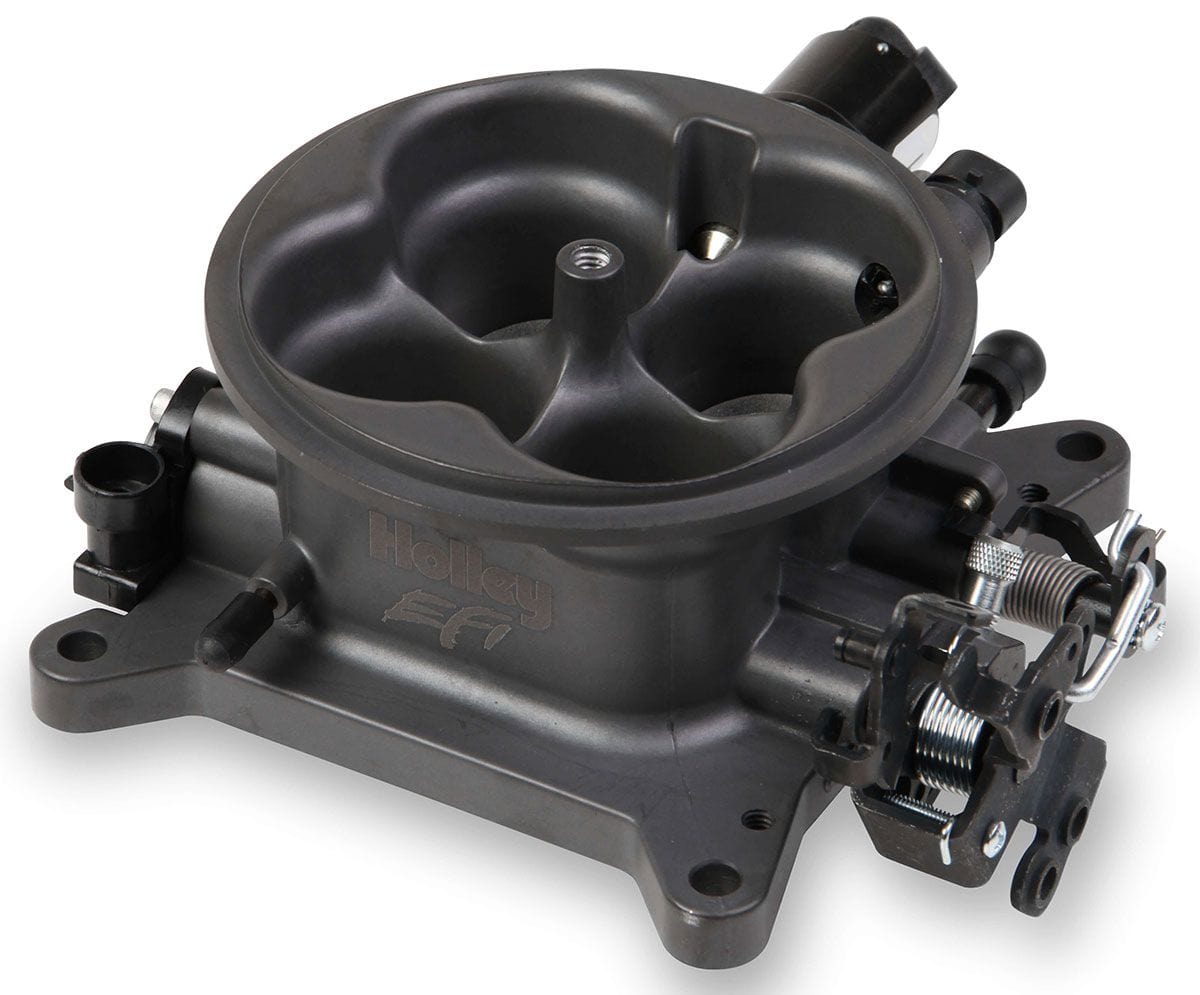 HOLLEY 4150 Flange, Hard Core Grey Holley Universal 1000 cfm Throttle Body HO112-587 SR