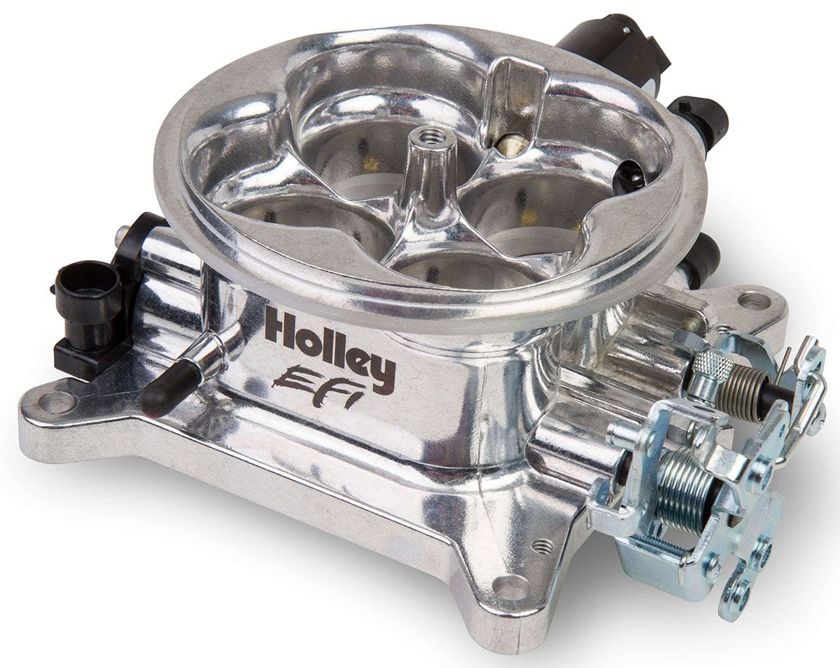 HOLLEY 4150 Flange, Polished Finish Holley Universal 1000 cfm 4BBL Throttle Body HO112-588 SR