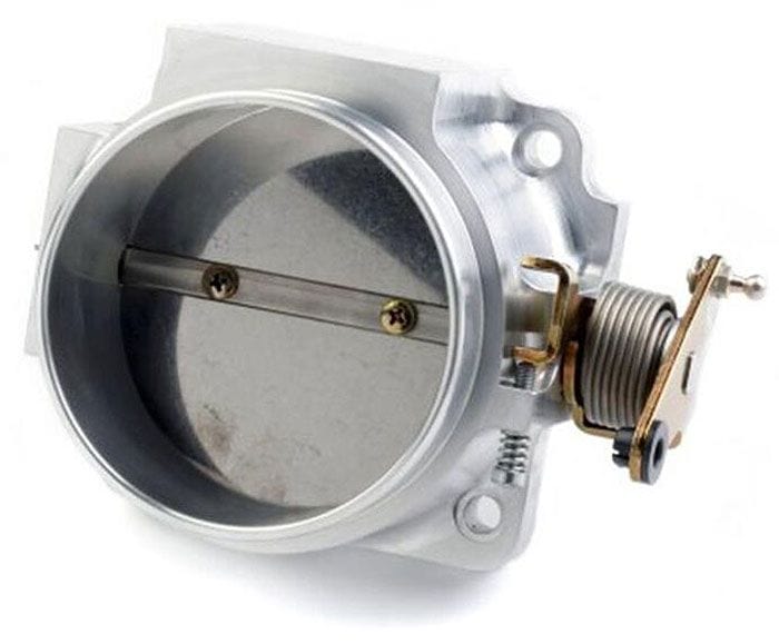 HOLLEY 95 mm, w/o IAC Clear Coat, Ford Mustang style linkage Holley Hi Flow EFI Throttle Body HO112-513 SR