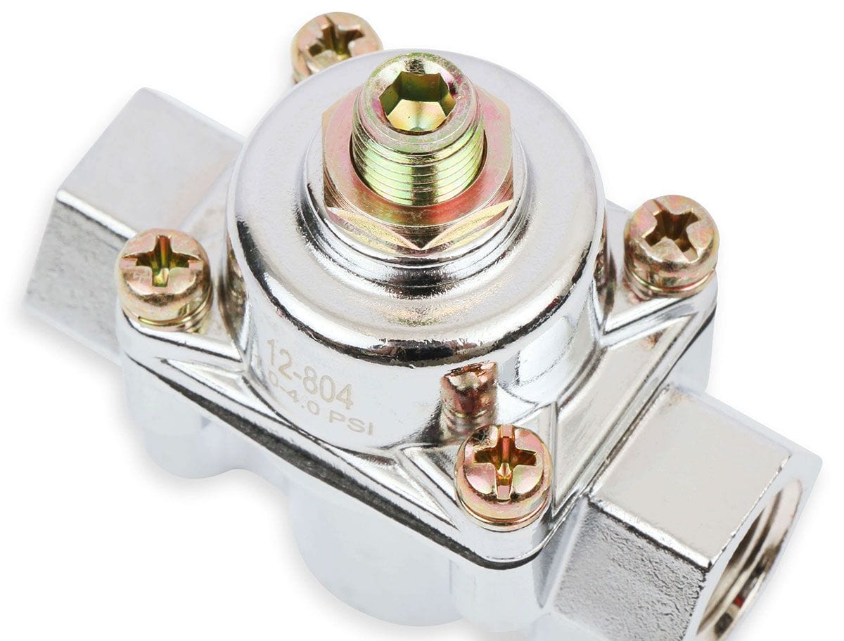 HOLLEY Adjustable From 1 Psi To 4 Psi, Suit Carburettor Application Only Holley Holley Red 2-Port Regulator HO12-804 SR