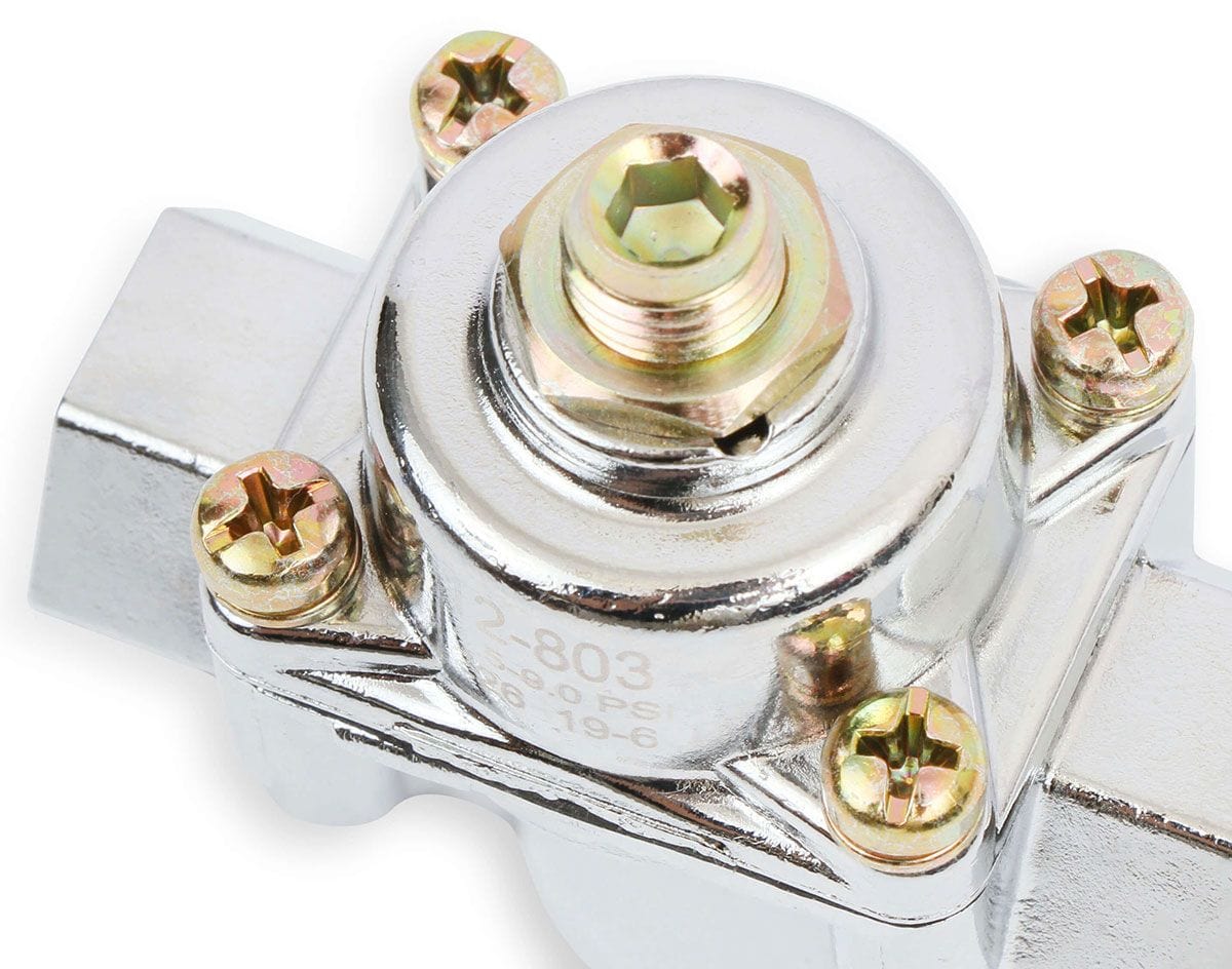 HOLLEY Adjustable From 4.5 Psi To 9 Psi, Suit Carburettor Application Only Holley Holley Blue 2-Port Regulator HO12-803 SR