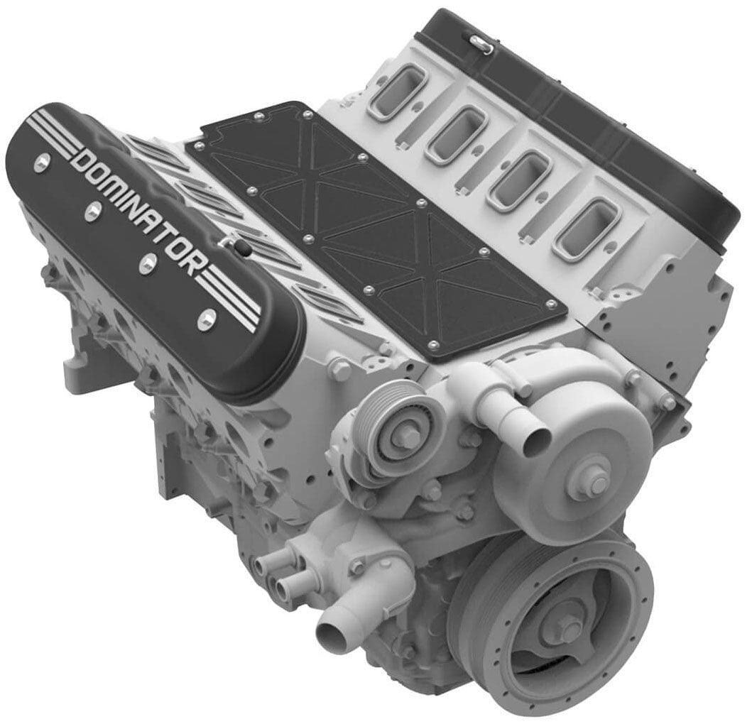 HOLLEY Black Satin Finish Suit GM LS2/LS3/LS7/LSX Holley Valley Cover- Trussed HO241-265 SR