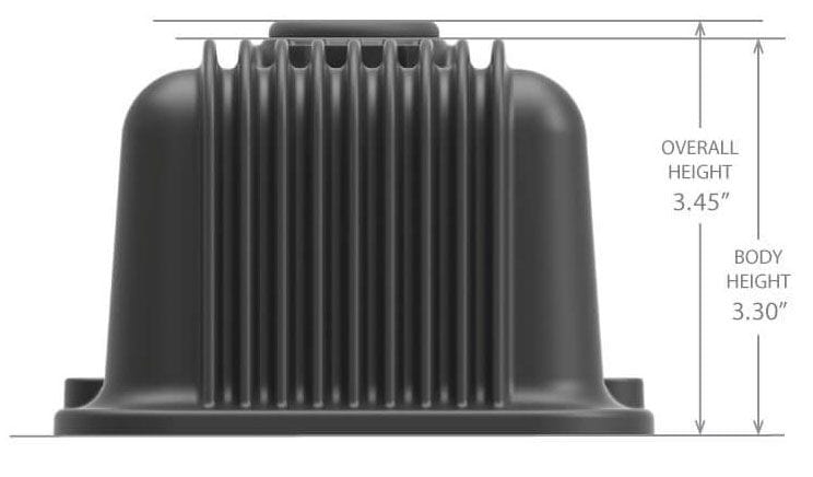 HOLLEY Black Suit SB Chev Holley Vintage Series Fined Valve Covers HO241-242 SR