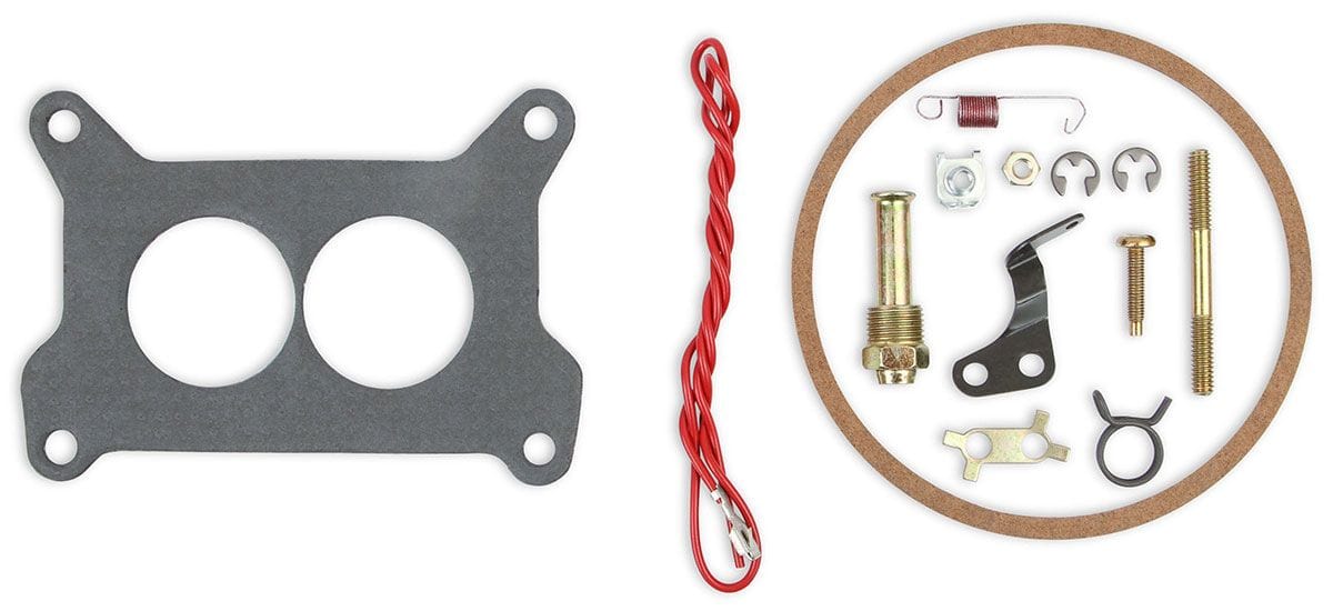 HOLLEY Electric Choke. 2300 Series, Shiny Finish Holley 500 CFM 2-Barrel Street Avenger Carburettor HO0-80500 SR