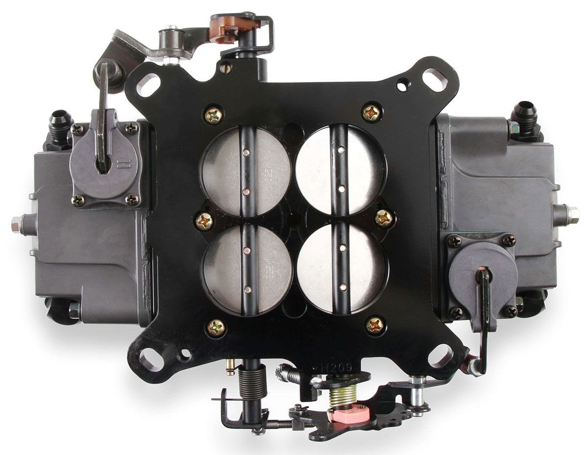 Holley Hardcore Grey with Black Billet Metering Blocks & Base Plates Holley 650cfm Ultra XP Aluminium E85 Carburettor HO0-80842HBX SR