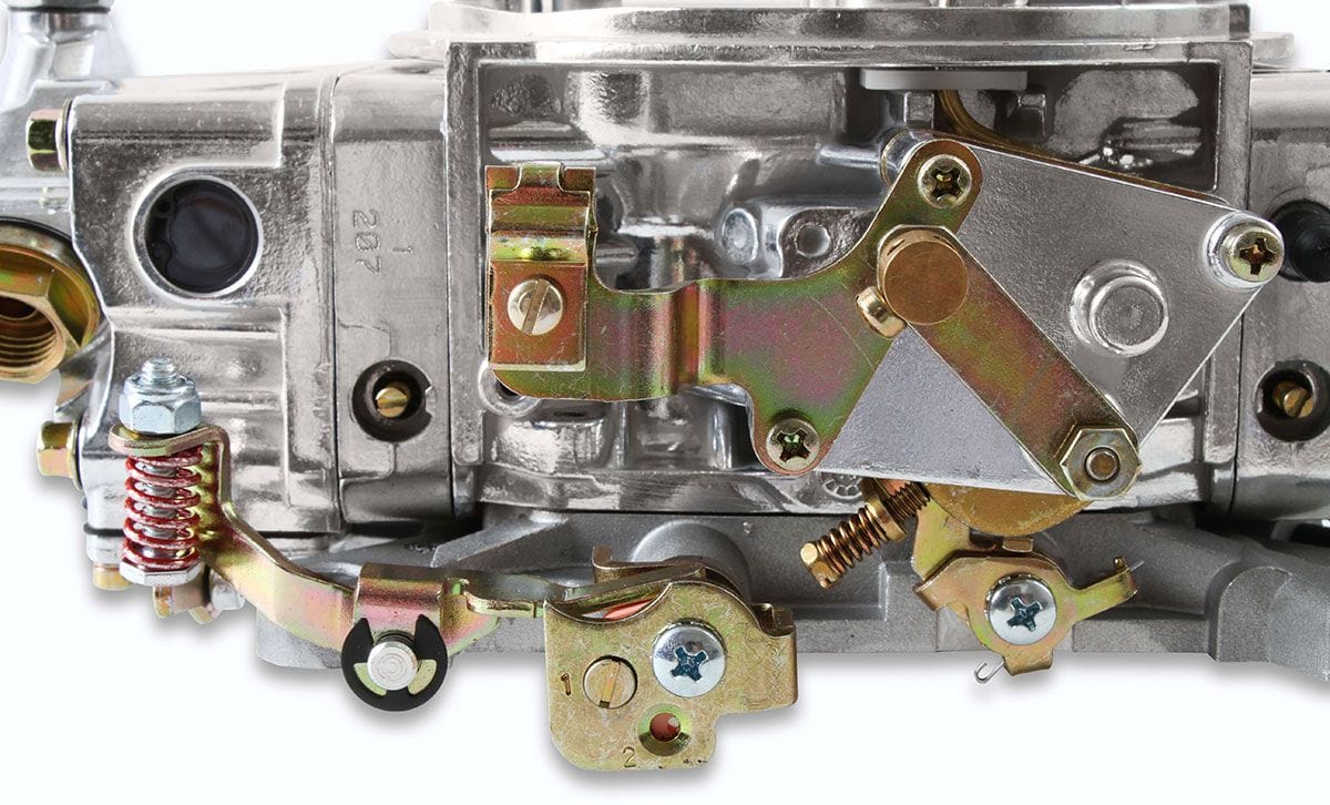 HOLLEY Mechanical Secondaries. Manual Choke. 4150 Series Holley 600 CFM 4-Barrel Street/Strip Carburettor - Shiny Finish HO0-4776S SR