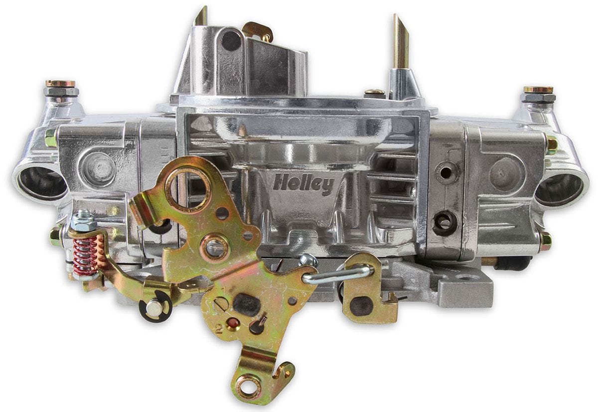HOLLEY Mechanical Secondaries. Manual Choke. 4150 Series Holley 600 CFM 4-Barrel Street/Strip Carburettor - Shiny Finish HO0-4776S SR