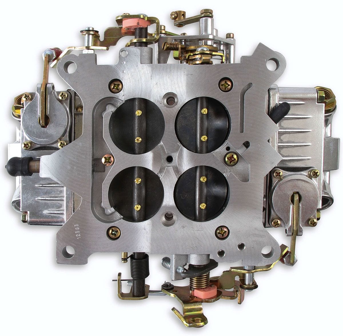 HOLLEY Mechanical Secondaries. Manual Choke. 4150 Series Holley 650 CFM 4-Barrel Street/Strip Carburettor - Shiny Finish HO0-4777S SR