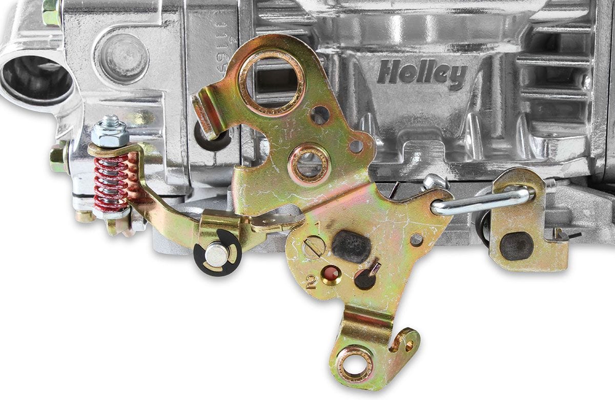 HOLLEY Mechanical Secondaries. Manual Choke. 4150 Series Holley 650 CFM 4-Barrel Street/Strip Carburettor - Shiny Finish HO0-4777S SR