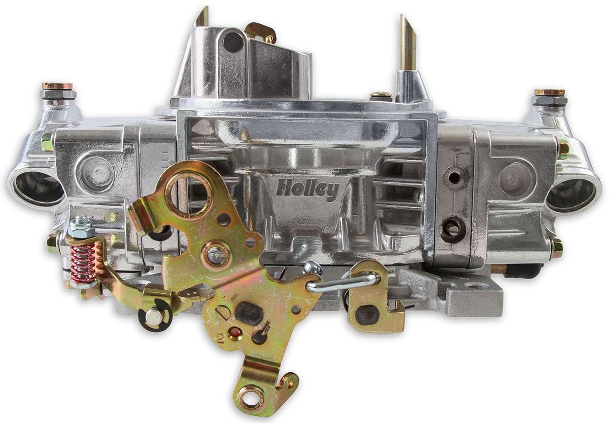 HOLLEY Mechanical Secondaries. Manual Choke. 4150 Series Holley 650 CFM 4-Barrel Street/Strip Carburettor - Shiny Finish HO0-4777S SR