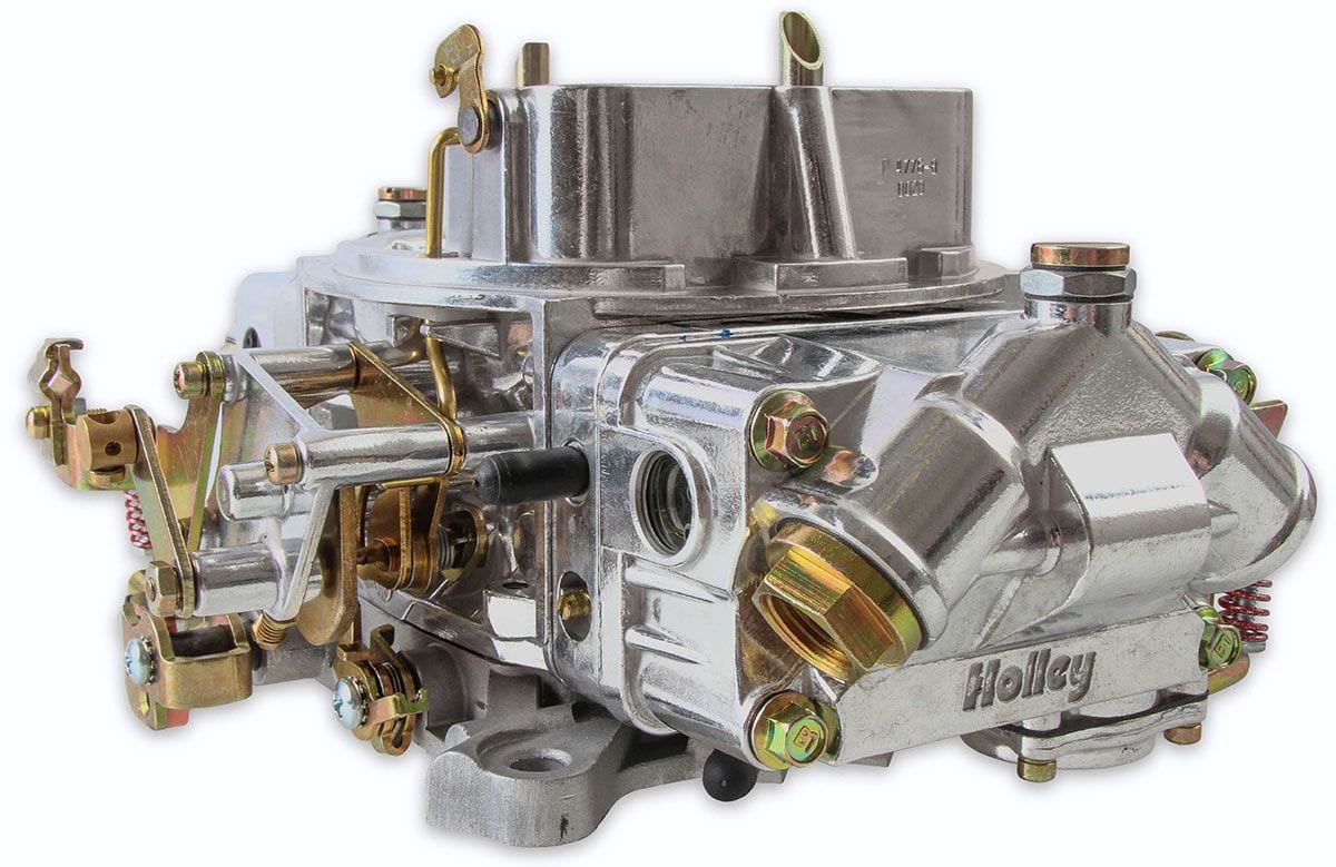 HOLLEY Mechanical Secondaries. Manual Choke. 4150 Series Holley 750 CFM 4-Barrel Street/Strip Carburettor - Shiny Finish HO0-4779S SR