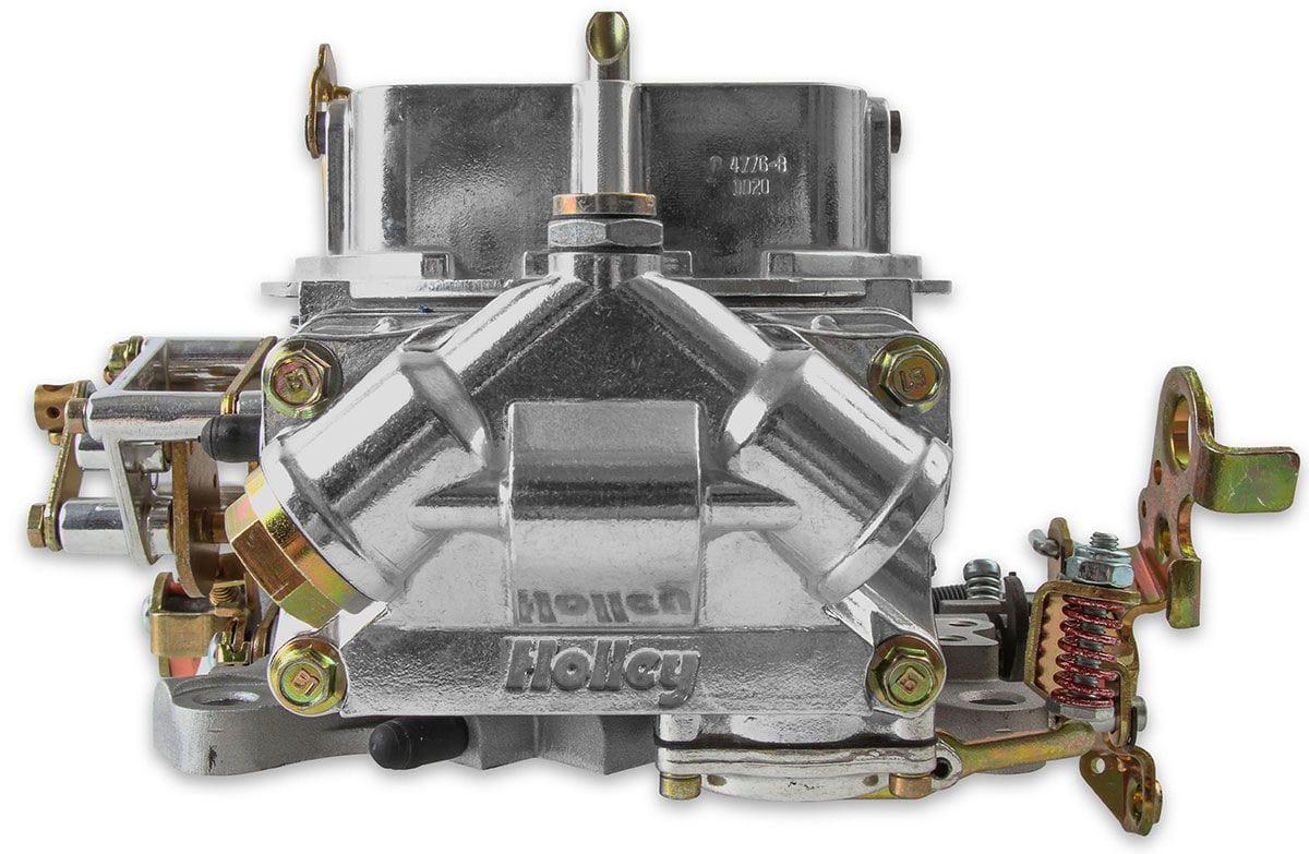 HOLLEY Mechanical Secondaries. Manual Choke. 4150 Series Holley 750 CFM 4-Barrel Street/Strip Carburettor - Shiny Finish HO0-4779S SR