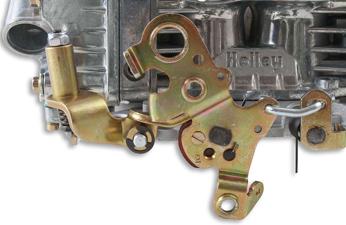 HOLLEY Mechanical Secondaries. Manual Choke Holley 750 CFM 4-Barrel Blower Carburettor - Shiny Finish HO0-80573S SR