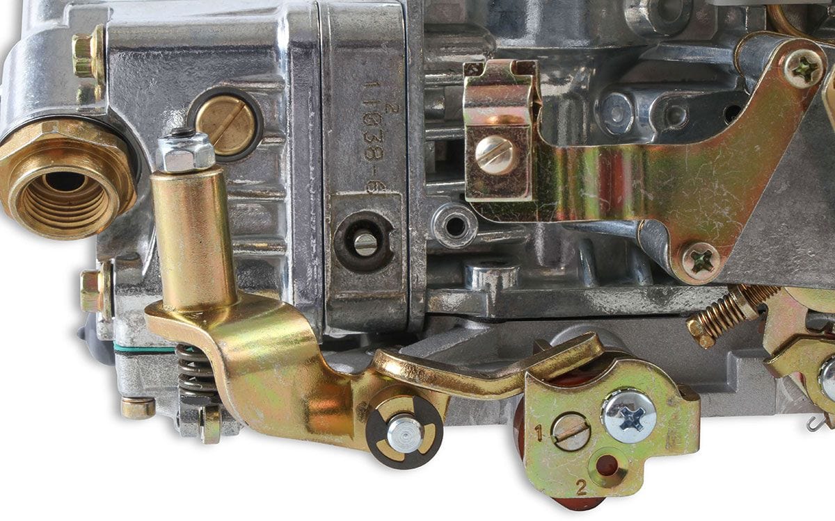 HOLLEY Mechanical Secondaries. Manual Choke Holley 750 CFM 4-Barrel Blower Carburettor - Shiny Finish HO0-80573S SR