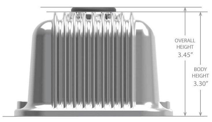 HOLLEY Polished Suit SB Chev Holley Vintage Series Fined Valve Covers HO241-241 SR