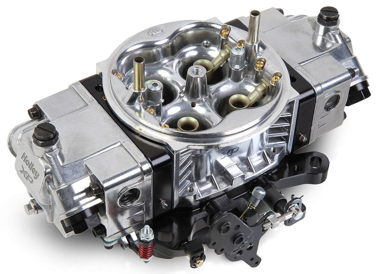 HOLLEY Shiny Aluminium with Black Billet Metering Blocks & Base Plates Holley 750cfm Ultra XP Aluminium Carburettor HO0-80803BKX SR
