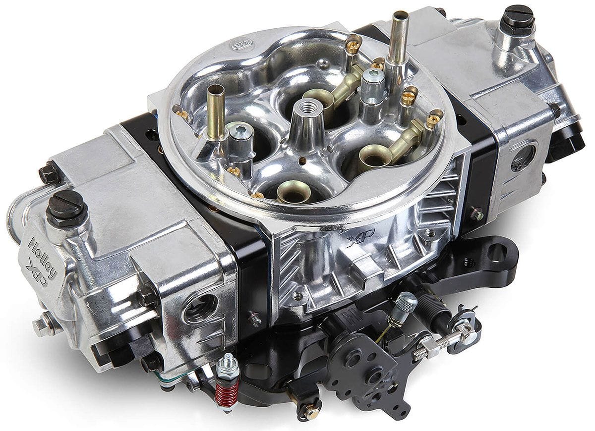 HOLLEY Shiny Aluminium with Black Billet Metering Blocks & Base Plates Holley 850cfm Ultra XP Aluminium Carburettor HO0-80804BKX SR