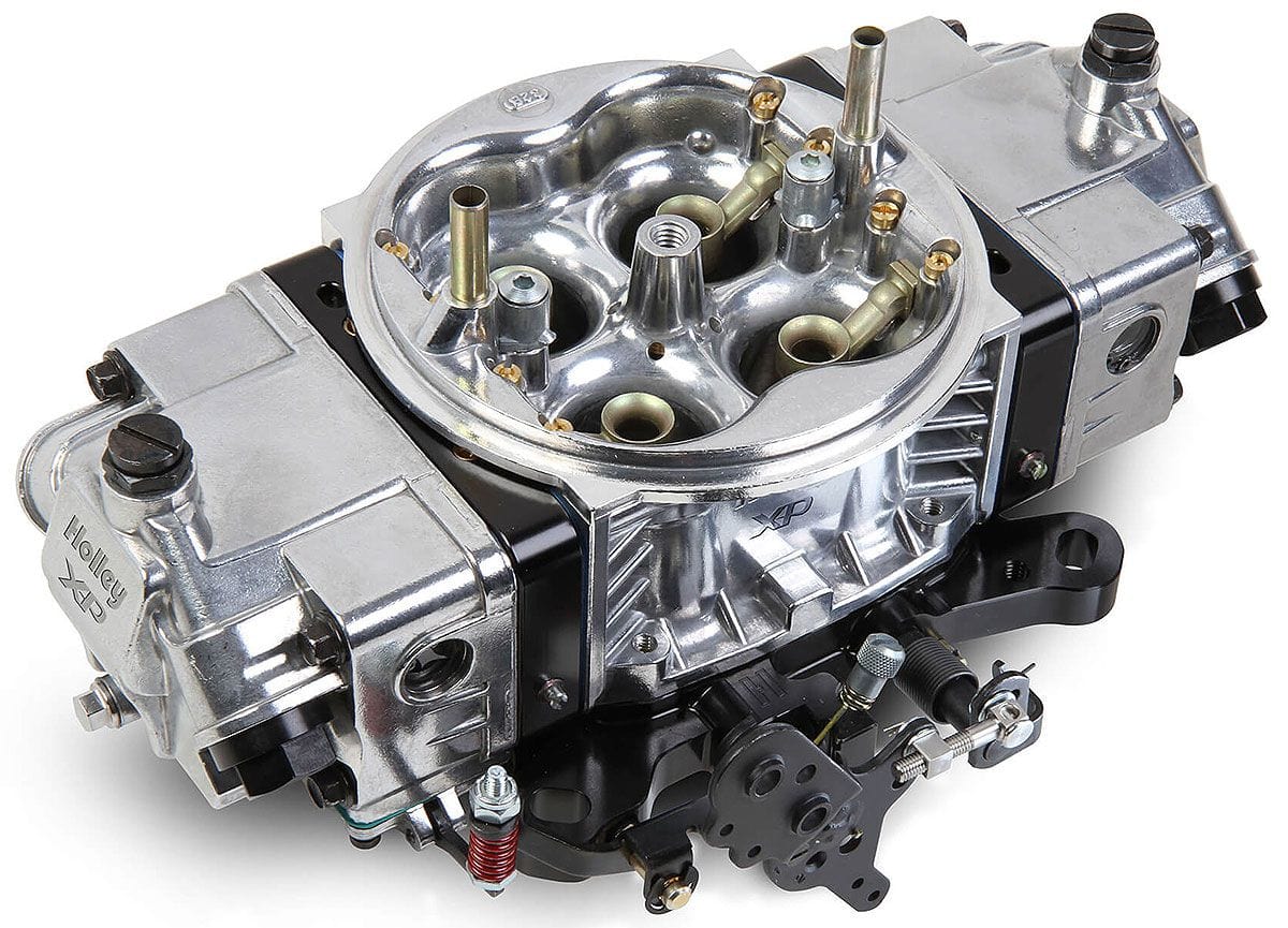 HOLLEY Shiny Aluminium with Black Billet Metering Blocks & Base Plates Holley 950cfm Ultra XP Aluminium Carburettor HO0-80805BKX SR