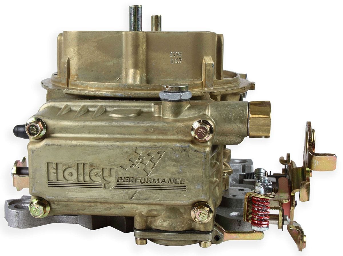 HOLLEY Single Inlet, Dichromate Finish, Mechanical Secondaries, 4160 Series Holley 450 cfm, Square Bore, 4-Barrel HO0-9776 SR