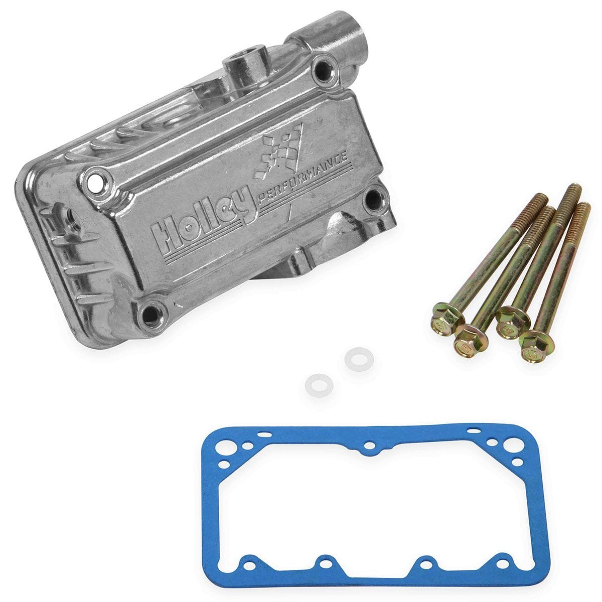 HOLLEY Suit 0-1850 & 0-80457 With Non Adjustable Needle & Seat Holley Holley Shiny Side Hung Fuel Bowl Kit - Primary HO134-281S SR