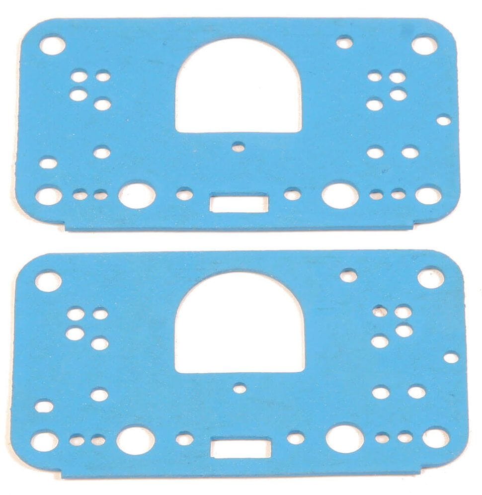 HOLLEY Suit 4500 Dominator 3 circuit, Blue non stick, 2/pkg Holley Metering Block Gaskets HO108-121 SR