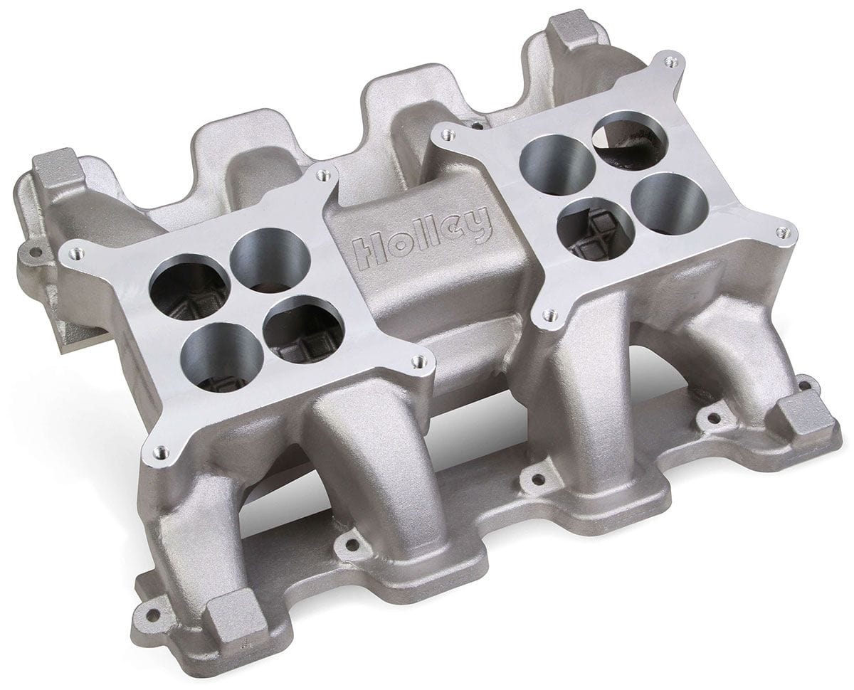 HOLLEY Suit Dual 4150/4160 4BBL Carburettors Holley LS3/L92 Dual Plane Mid Rise Intake Manifold HO300-133 SR