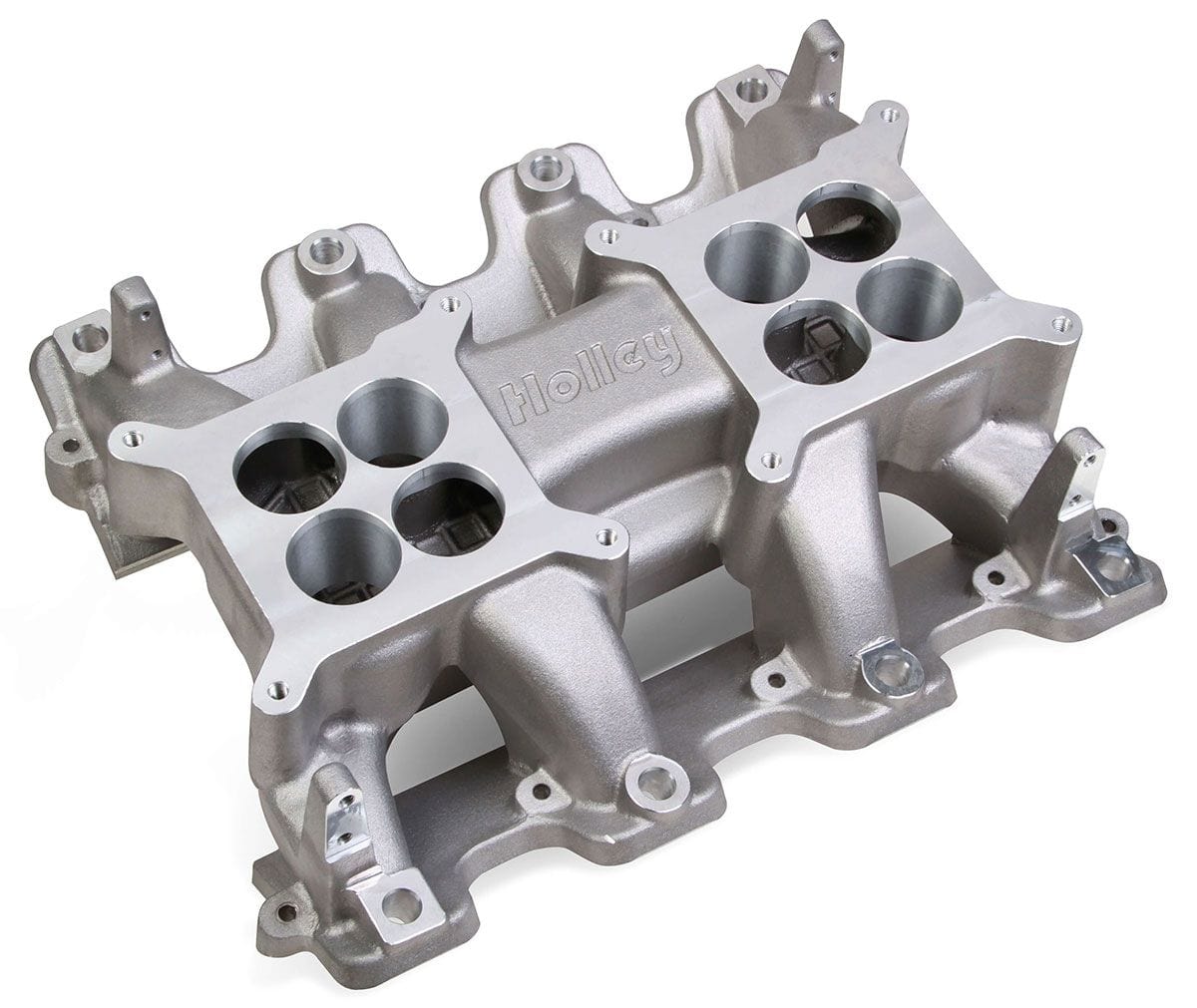 HOLLEY Suit Dual 4150 EFI 4BBL 1000cfm Throttle Body Holley LS1/LS2/LS6 Dual Plane Mid Rise Intake Manifold HO300-121 SR