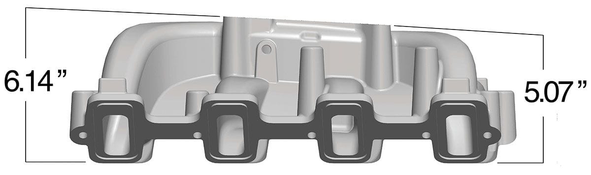 HOLLEY Suit Single 4150/4160 Carburettors Holley LS1/LS2/LS6 Dual Plane Mid Rise Intake Manifold HO300-130 SR