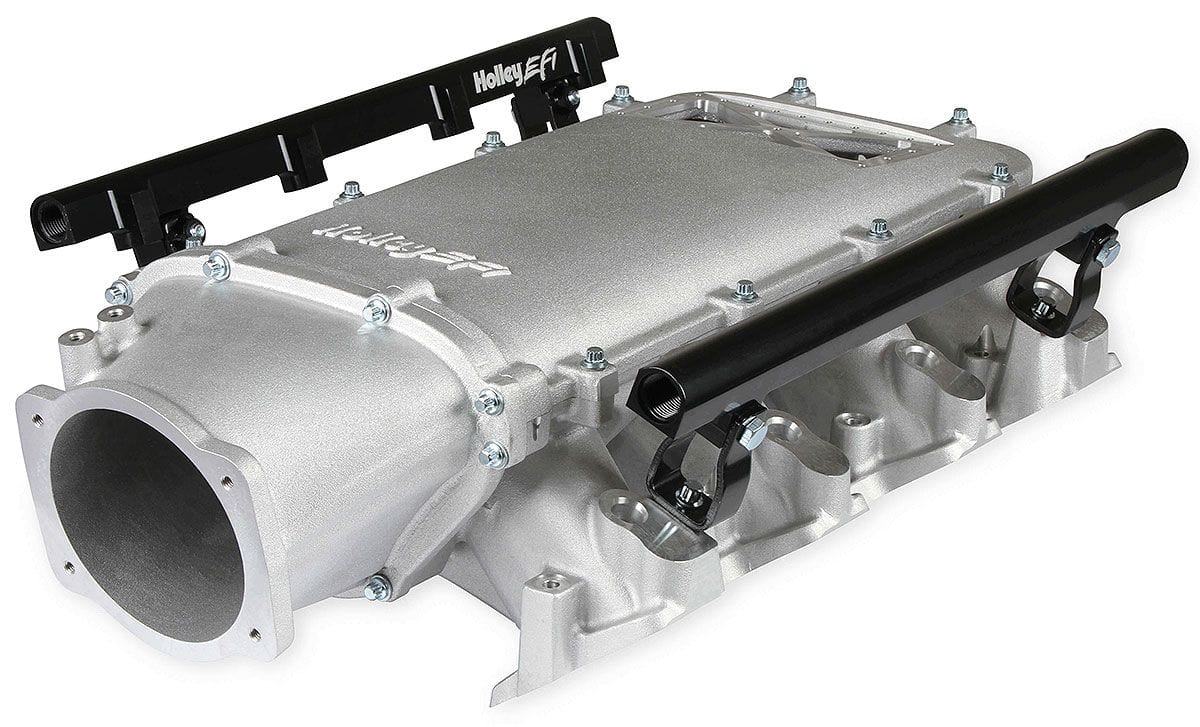 HOLLEY Suit Single GM 105mm Throttle Body Holley LS1/LS2/LS6 Ultra Lo-Ram EFI Intake Manifold HO300-621 SR