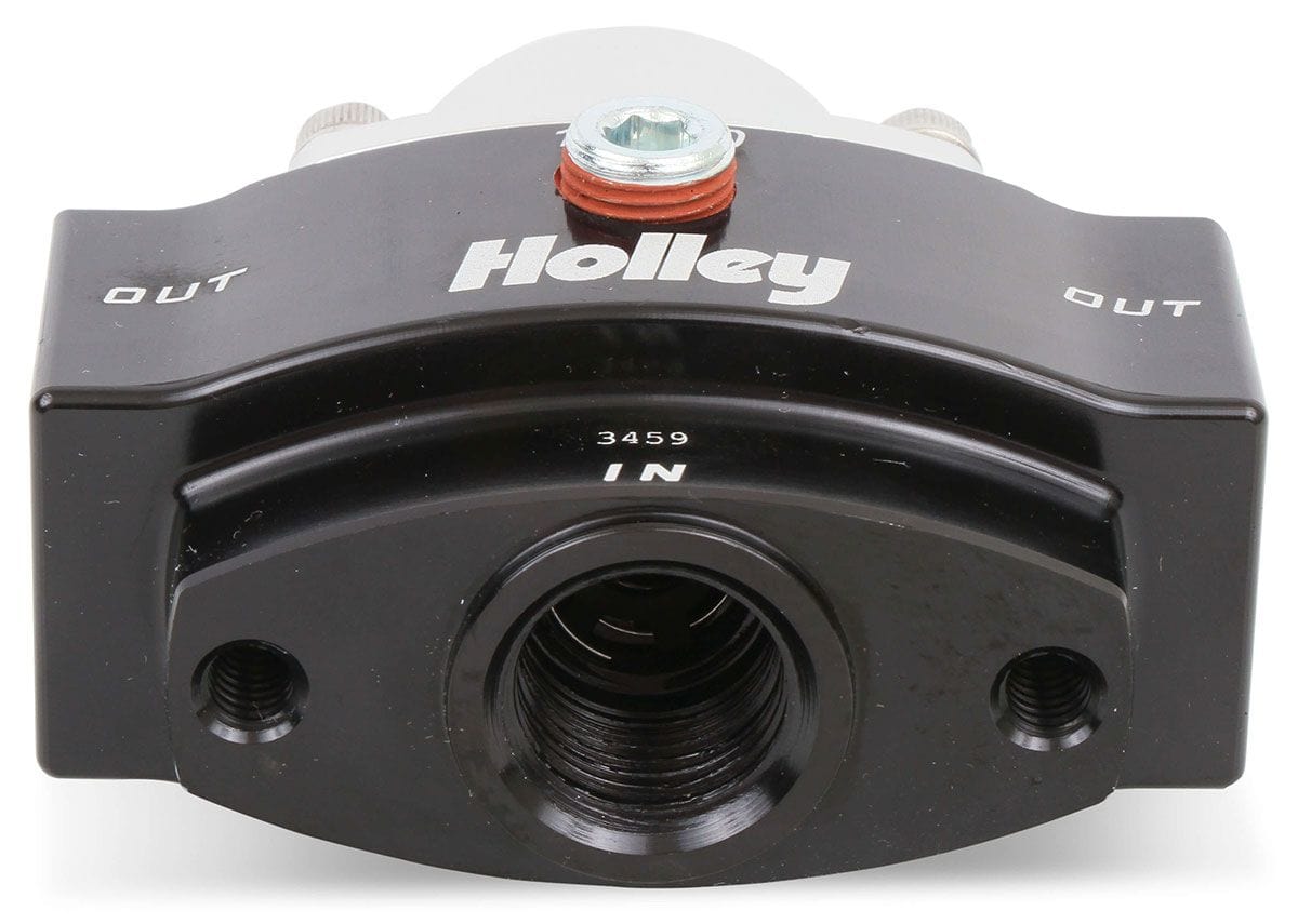 HOLLEY Two Port Adjustable from 4.5 to 9 psi Holley HP Billet Carbureted Fuel Pressure Regulator HO12-843 SR