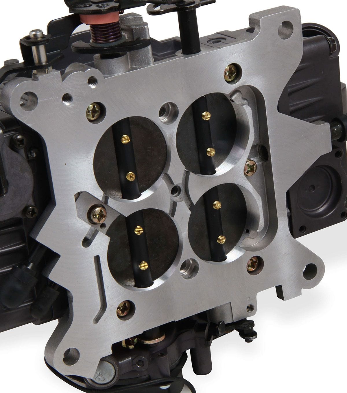 HOLLEY Vacuum Secondaires, Electric Choke Holley 770 CFM Marine Avenger Four Barrel Carburettor - Hard Core Grey HO0-82770 SR