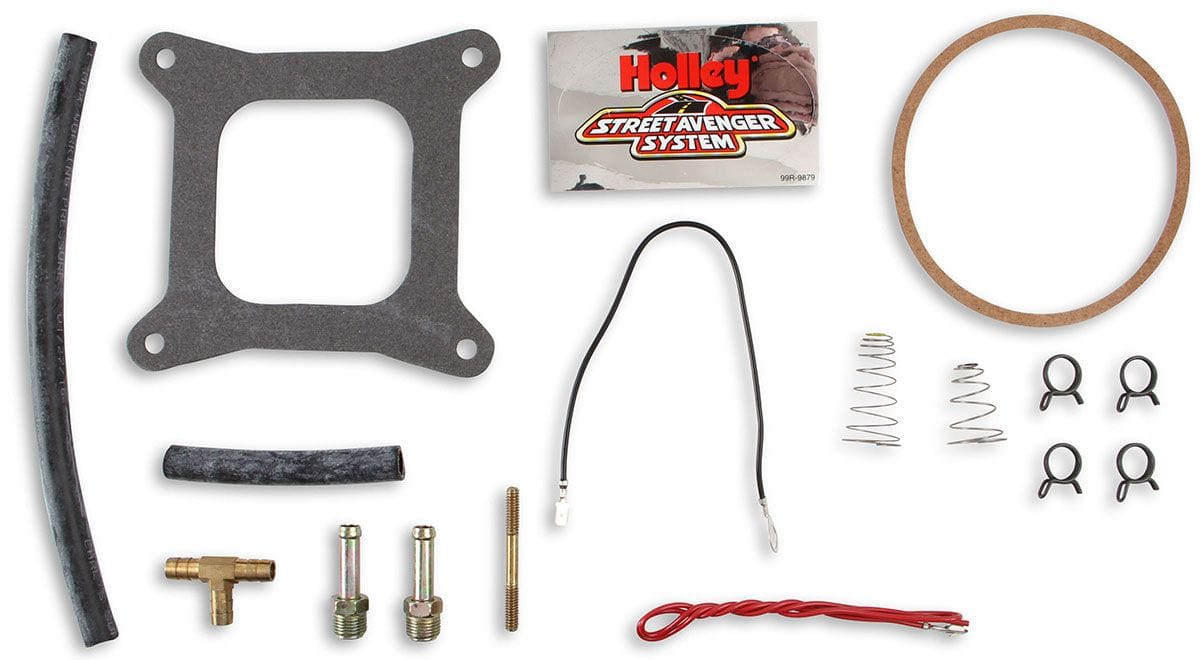 HOLLEY Vacuum Secondaries, Manual Choke Holley 670 CFM Ultra Street Avenger Four Barrel Carburettor - Black HO0-86670BK SR