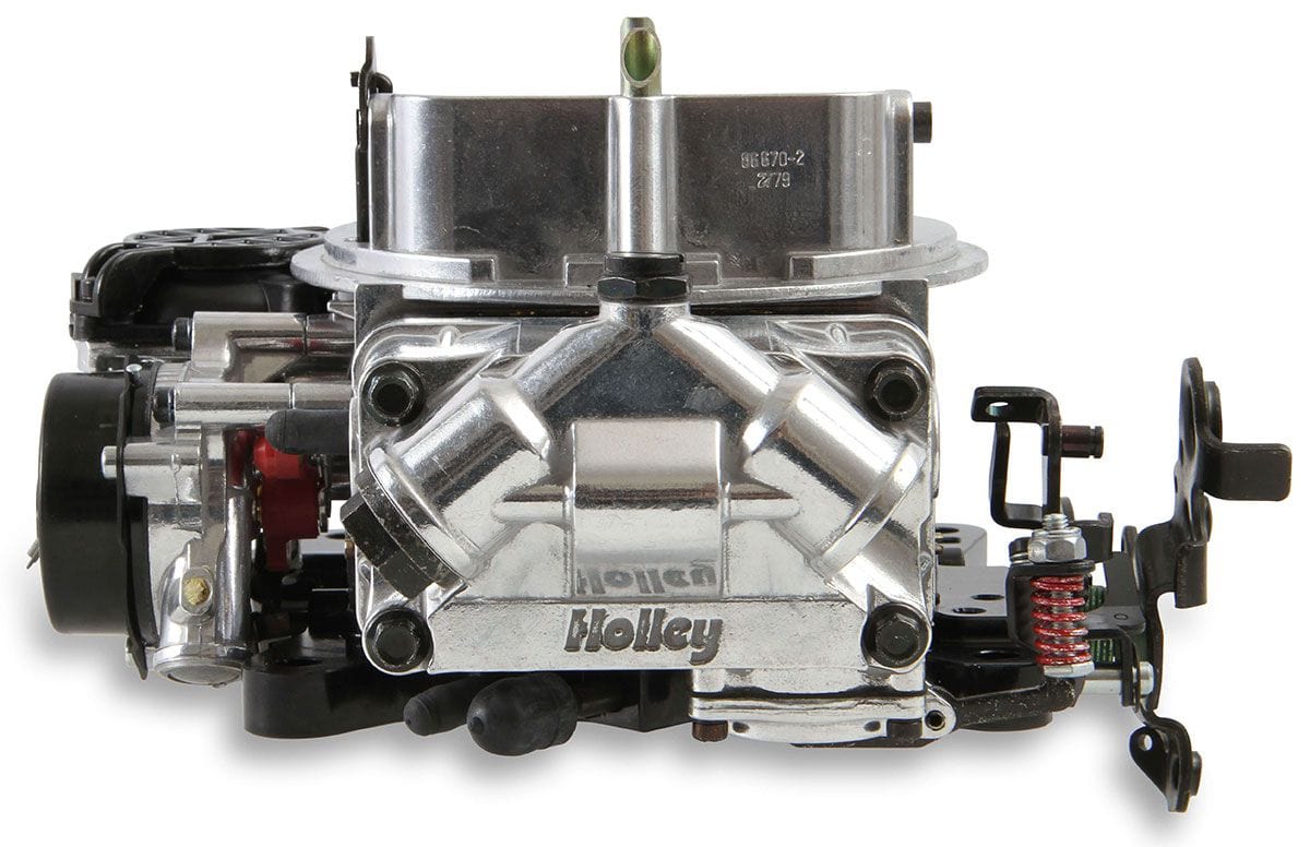 HOLLEY Vacuum Secondaries, Manual Choke Holley 670 CFM Ultra Street Avenger Four Barrel Carburettor - Black HO0-86670BK SR