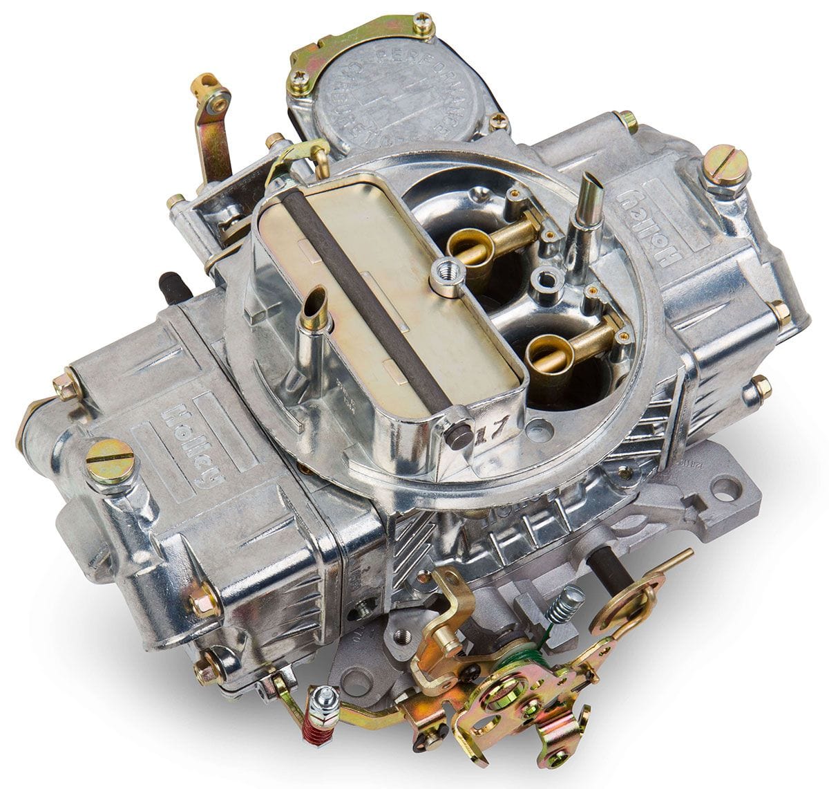 HOLLEY Vacuum Secondary. Manual Choke. 4160 Series Holley 750 CFM 4-Barrel Street Carburettor (Silver) HO0-3310S SR