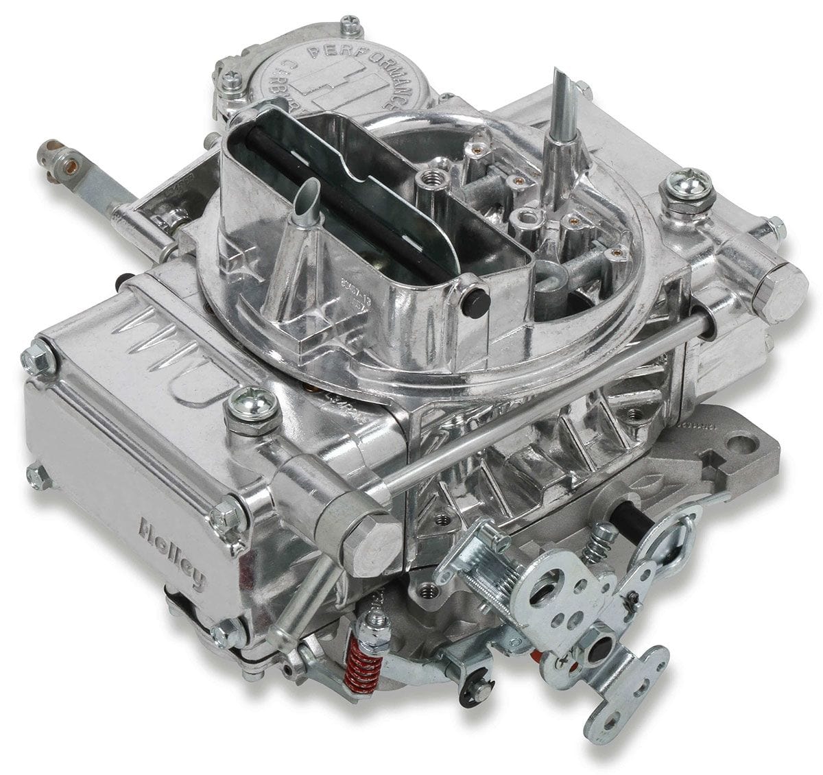 HOLLEY Vacuum Secondary. Manual Choke. Holley 600 CFM 4-Barrel Street Carburettor (Silver) HO0-1850S SR