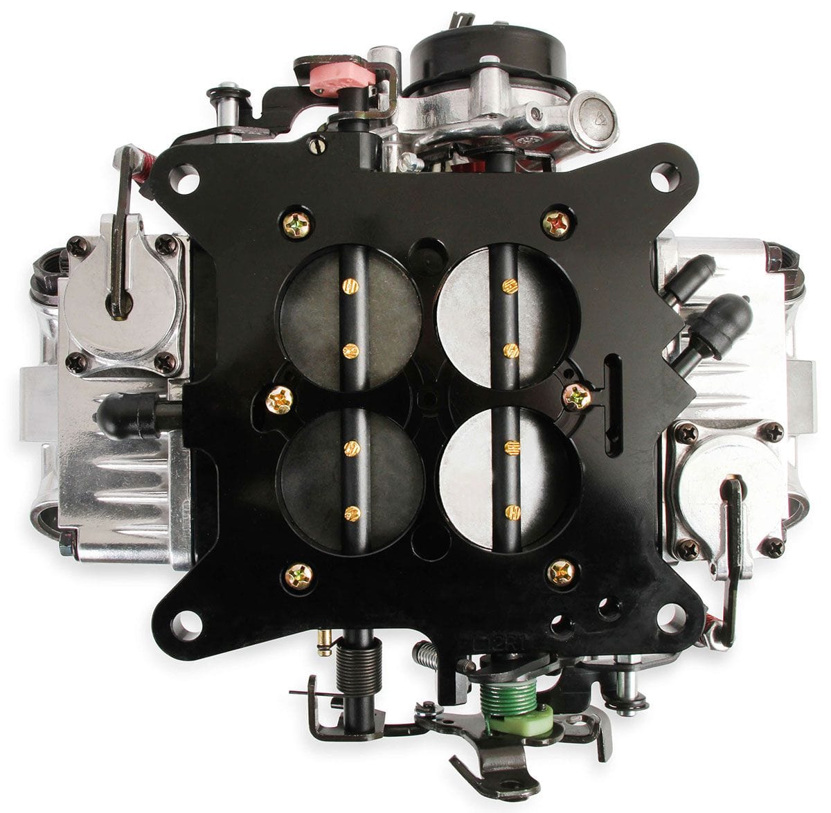 HOLLEY With Electric Choke Holley 650 CFM Ultra Double Pumper 4-Barrel Carburettor - Black HO0-76650BK SR