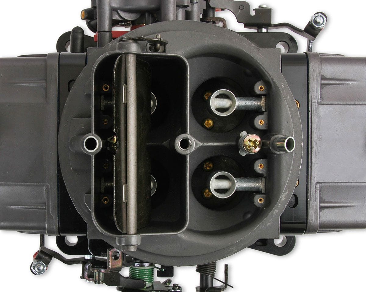HOLLEY With Electric Choke Holley 650 CFM Ultra Double Pumper 4-Barrel Carburettor - Hard Core Grey HO0-76650HB SR