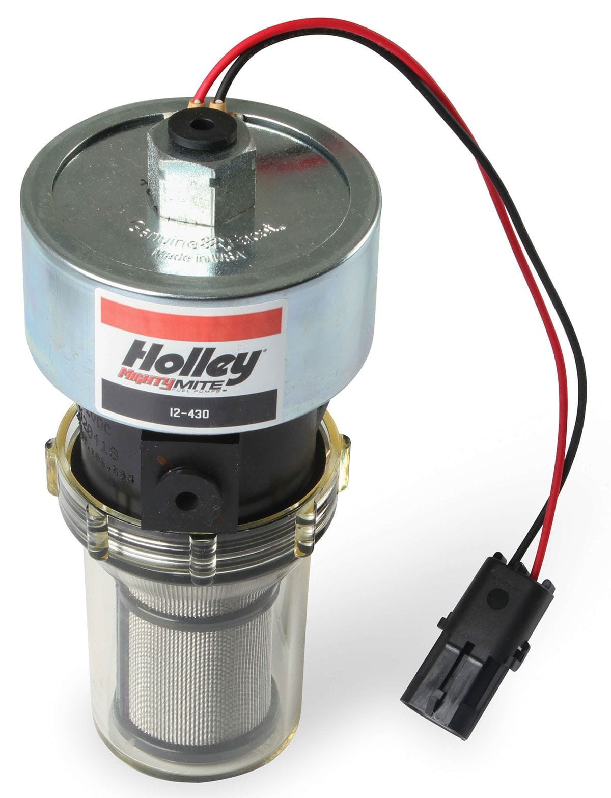 HOLLEY With Filter, 33 GPH, 9-11 PSI Holley Mighty Mite Electric Fuel Pump HO12-430 SR