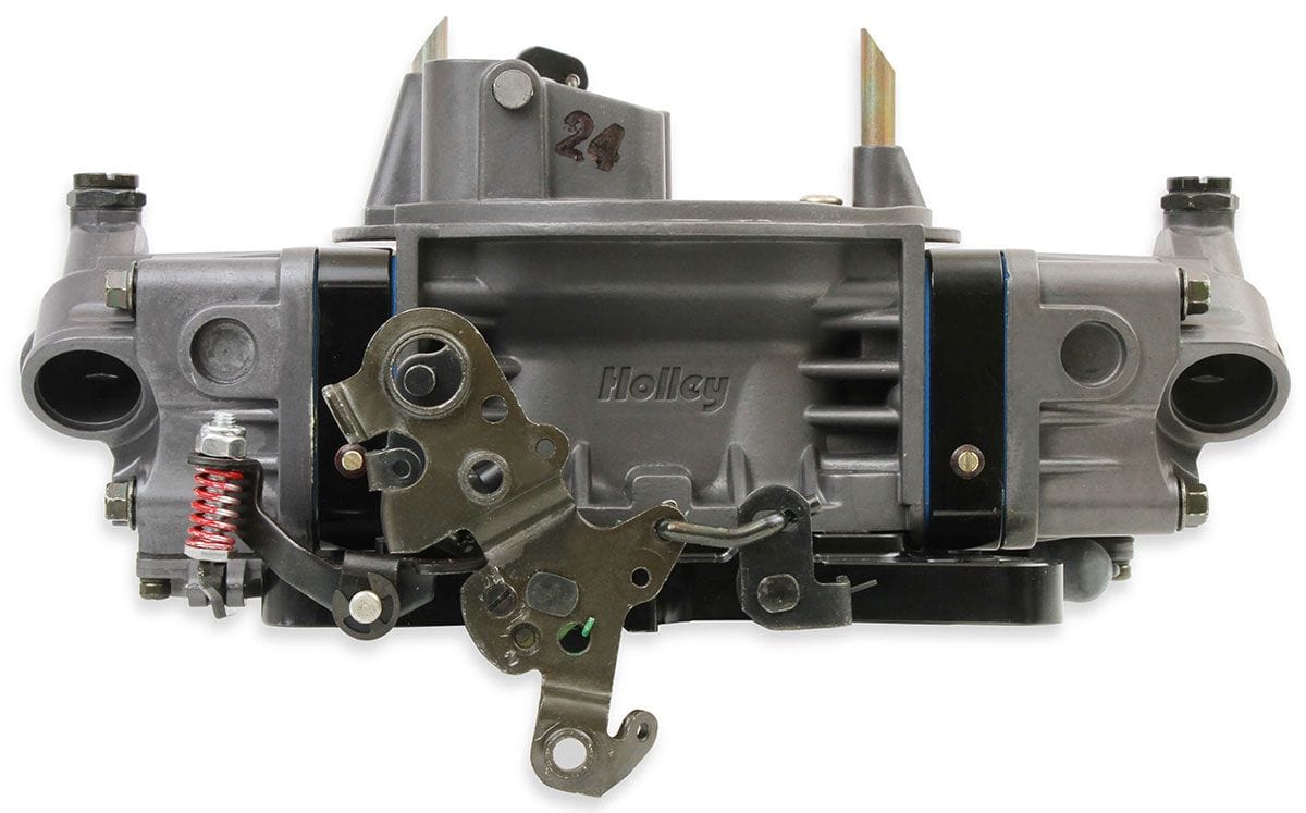 Holley With Manual Choke Holley 750 CFM Ultra Double Pumper 4-Barrel Carburettor - Hard Core Grey HO0-76751HB SR